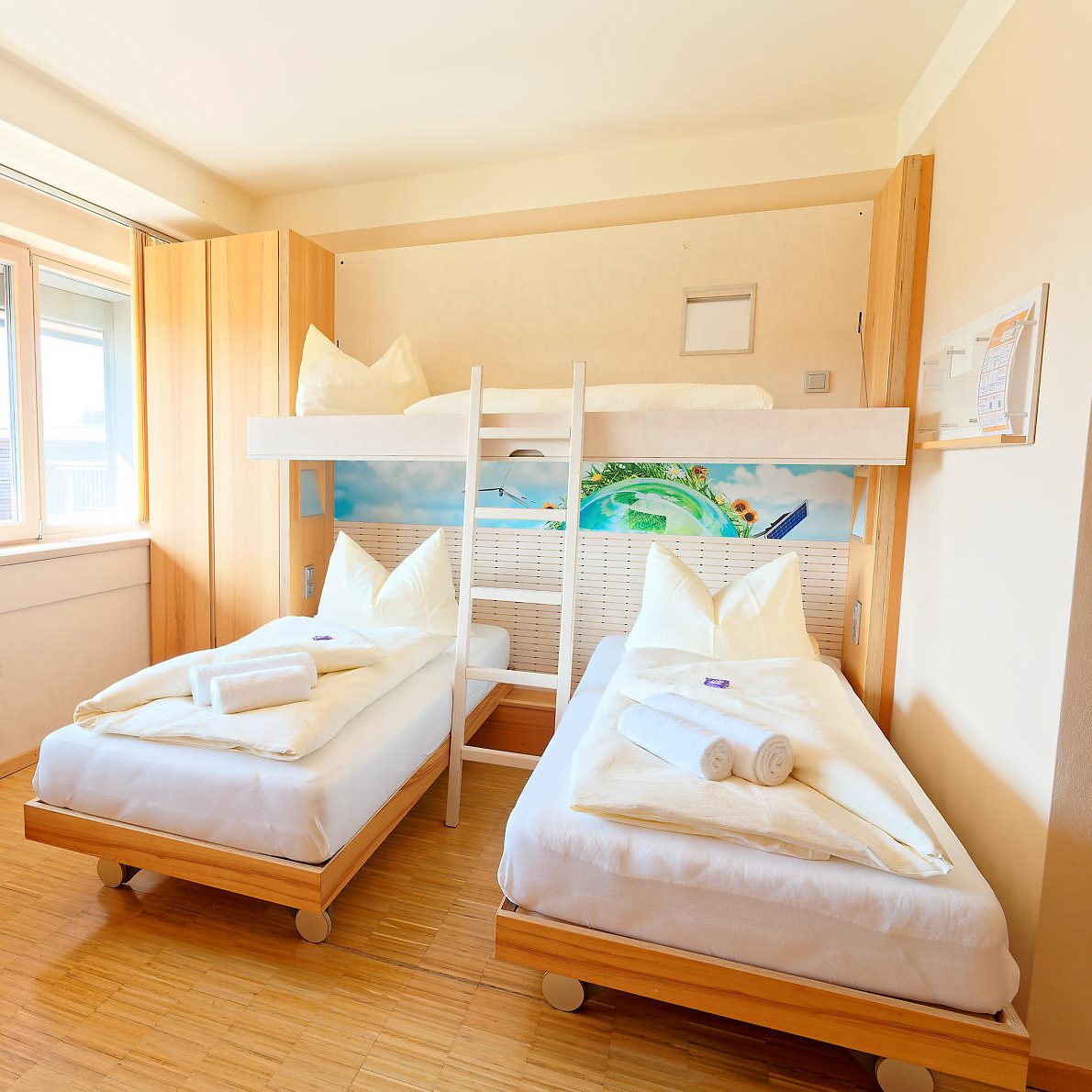 Zimmer im Jugend- und Sporthotel Bleiburg Helles Doppelzimmer
